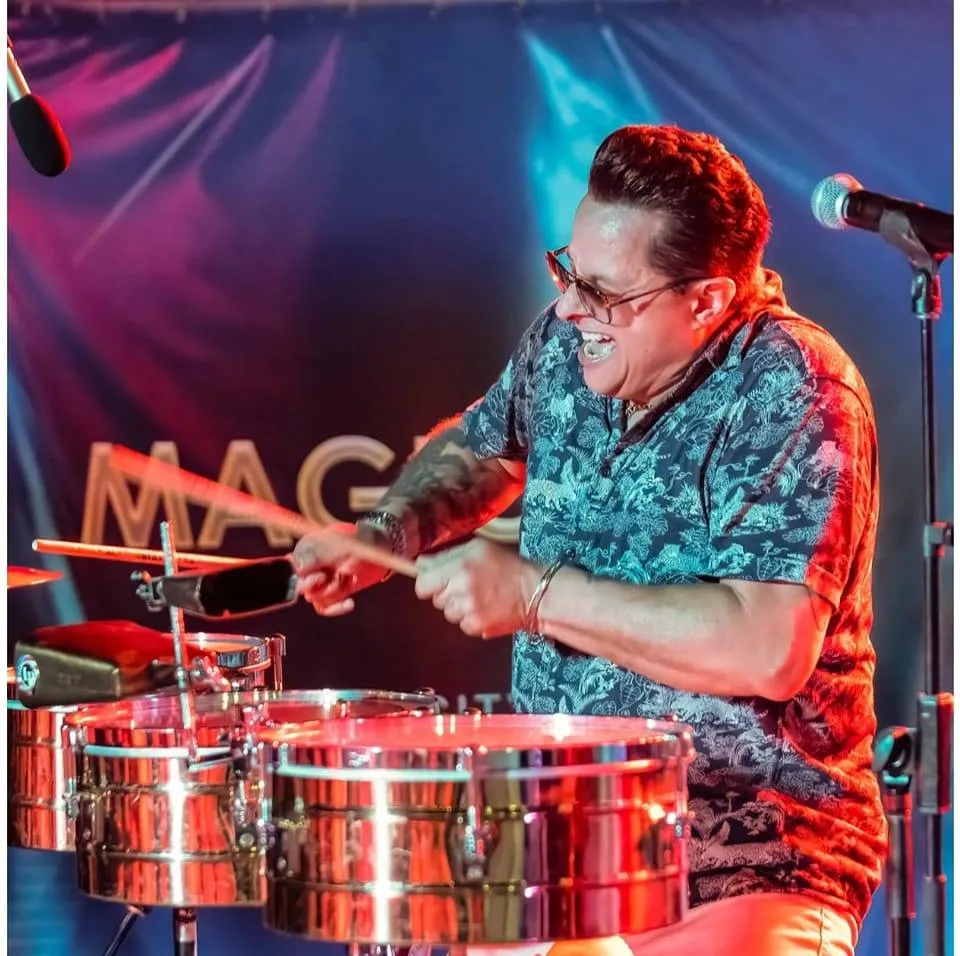 Fans at a Tito Puente Jr. concert