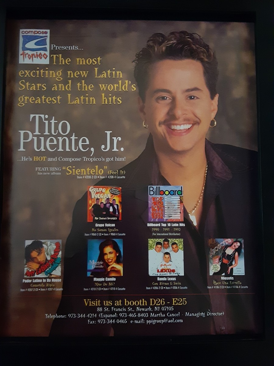 Tito Puente Jr. concert tour poster 2026